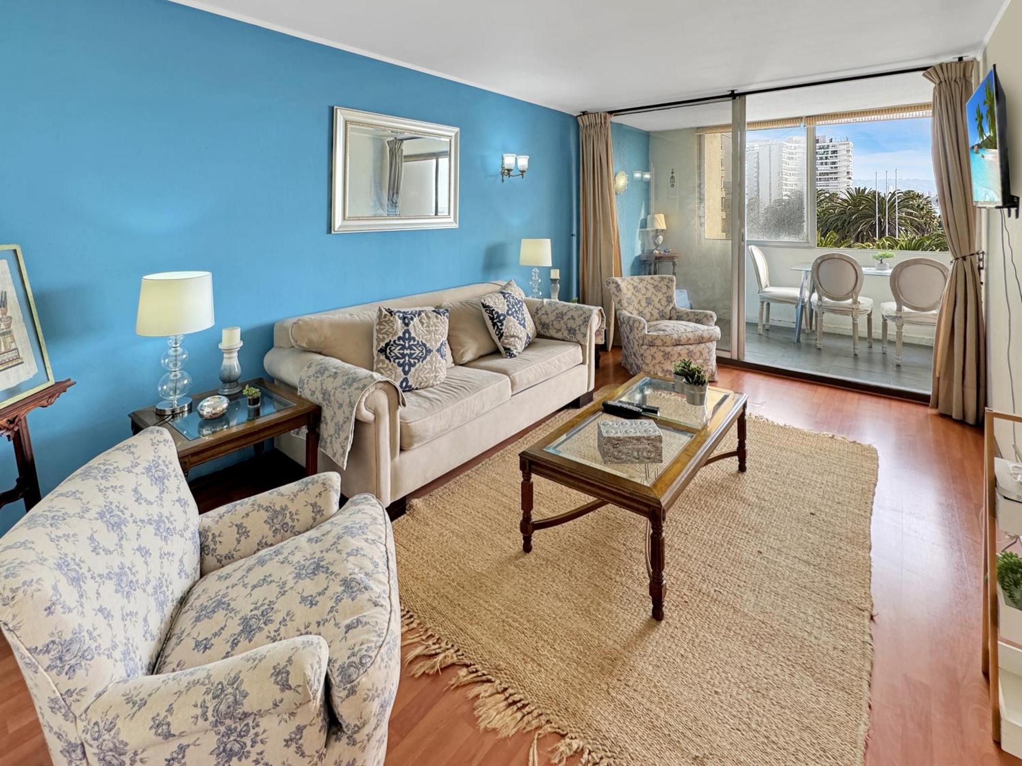 Apartamento Depto Con Vista Al Mar En La Costanera De Vina Vina del Mar